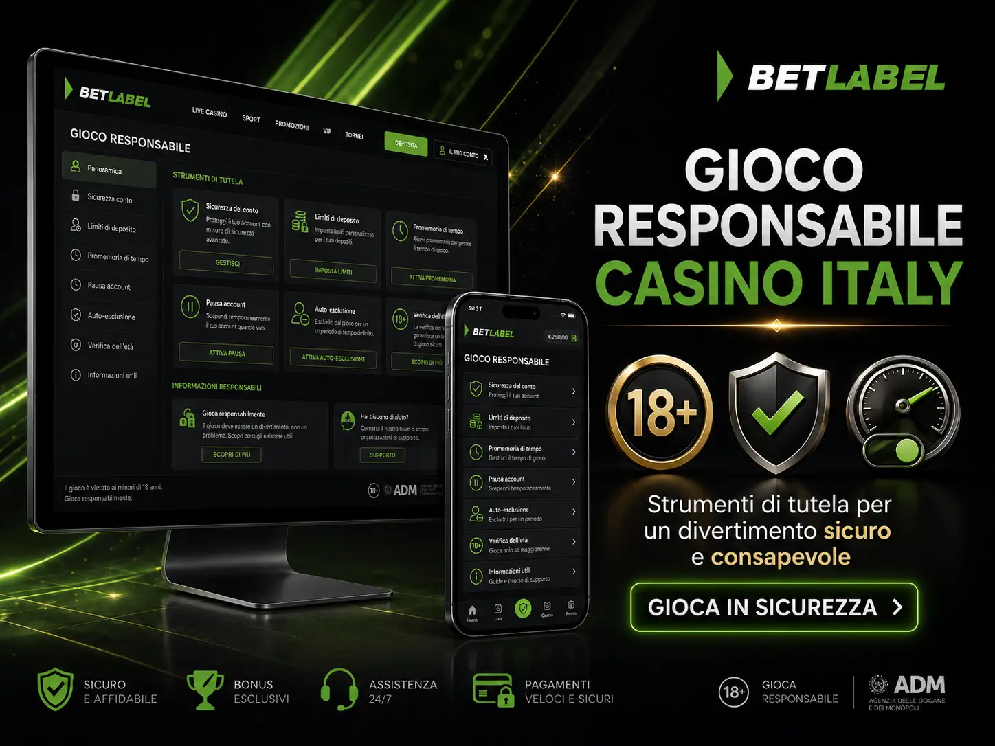 Gioco responsabile Betlabet Casino