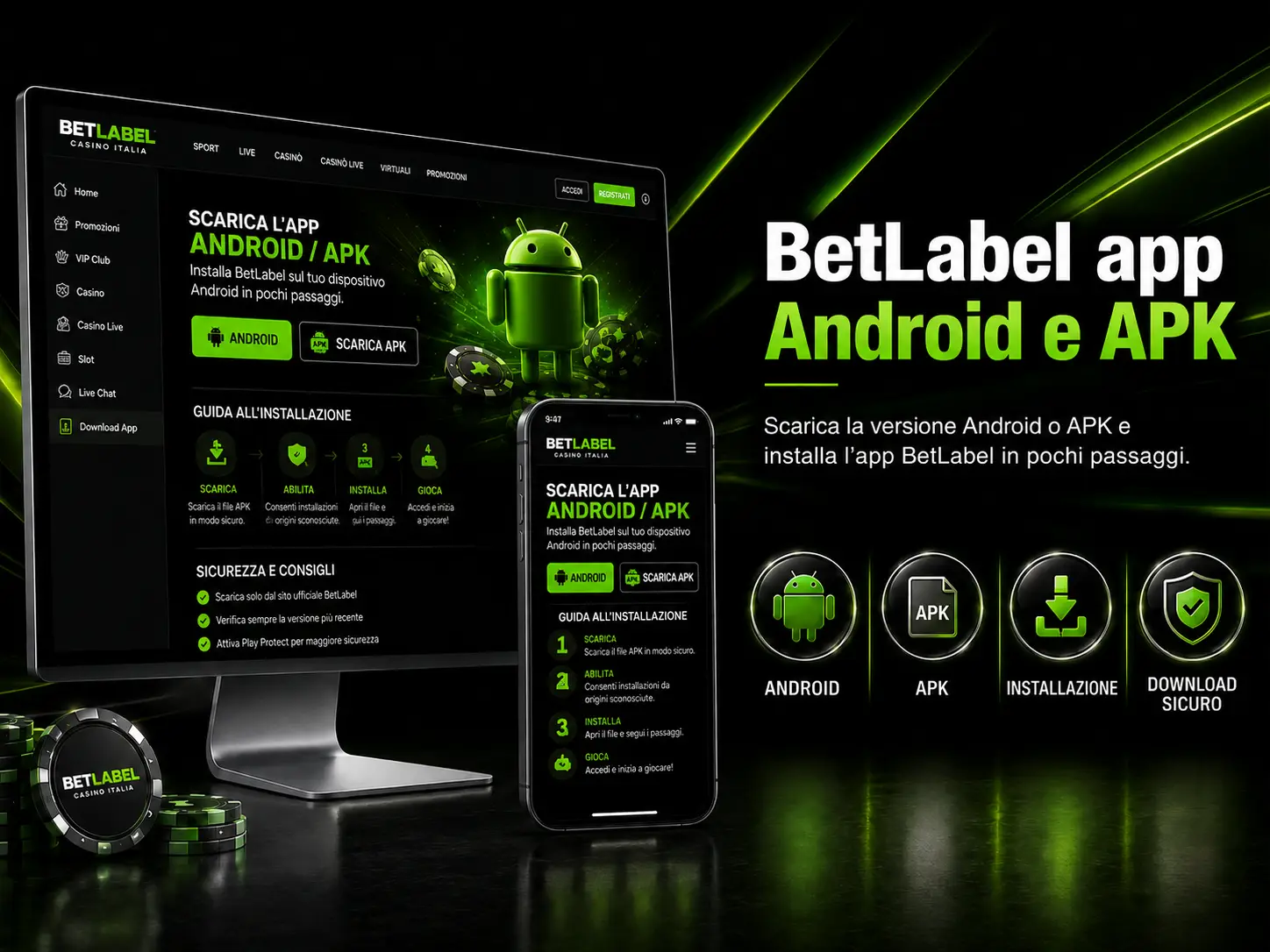 BetLabel app Android e APK