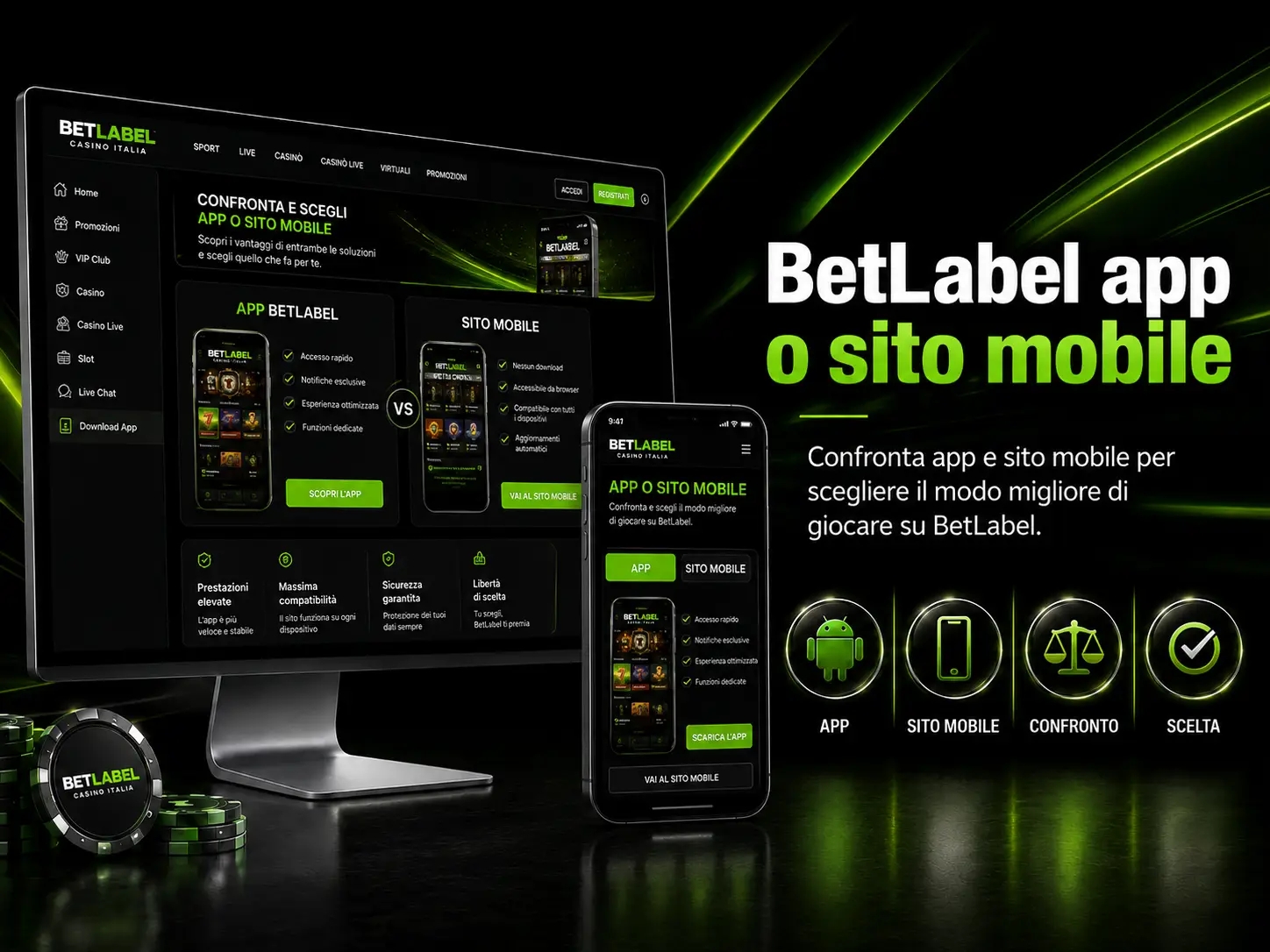 BetLabel app o sito mobile