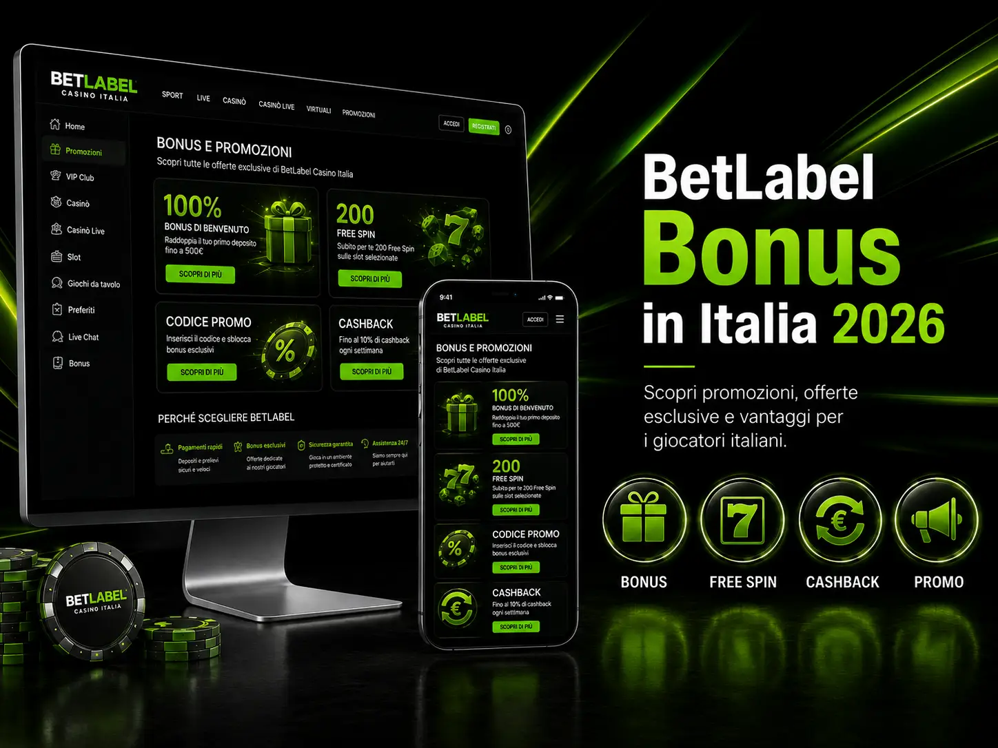 BetLabel Bonus in Italia 2026