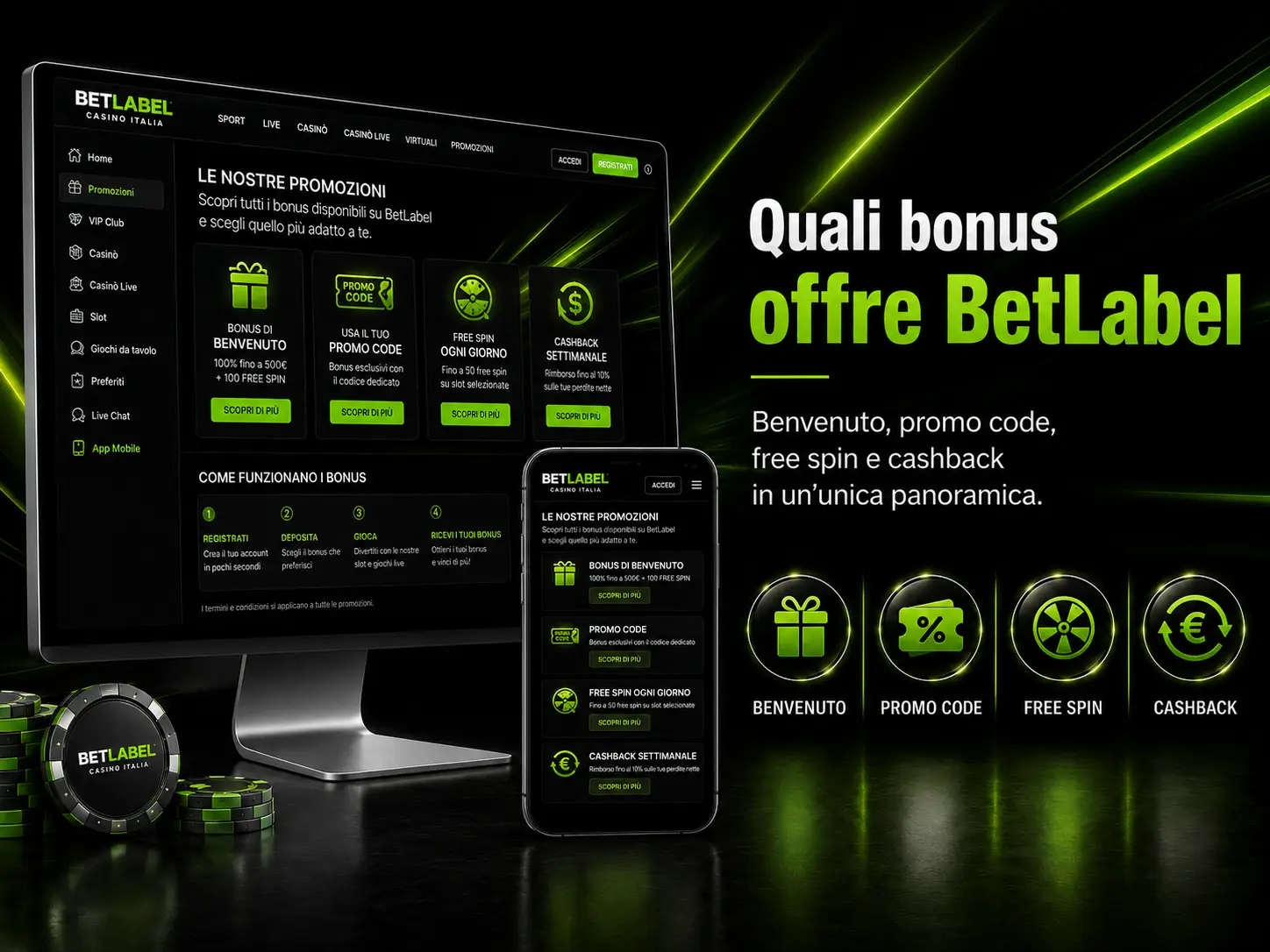 Quali bonus offre BetLabel