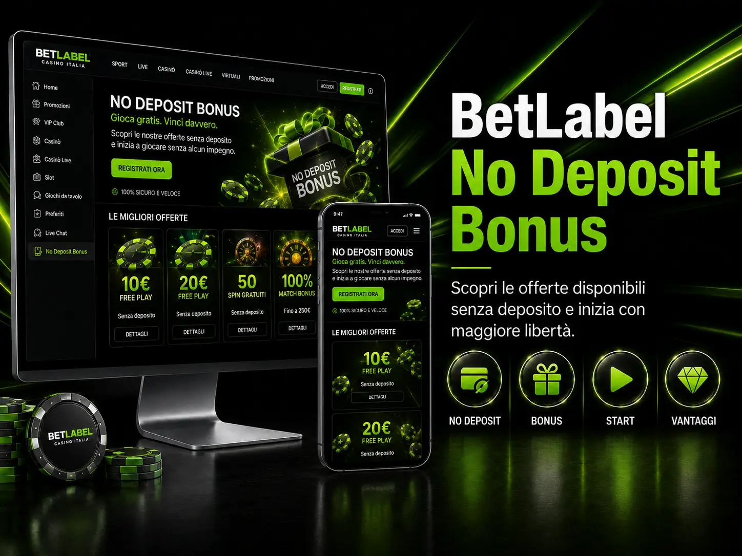 BetLabel No Deposit Bonus