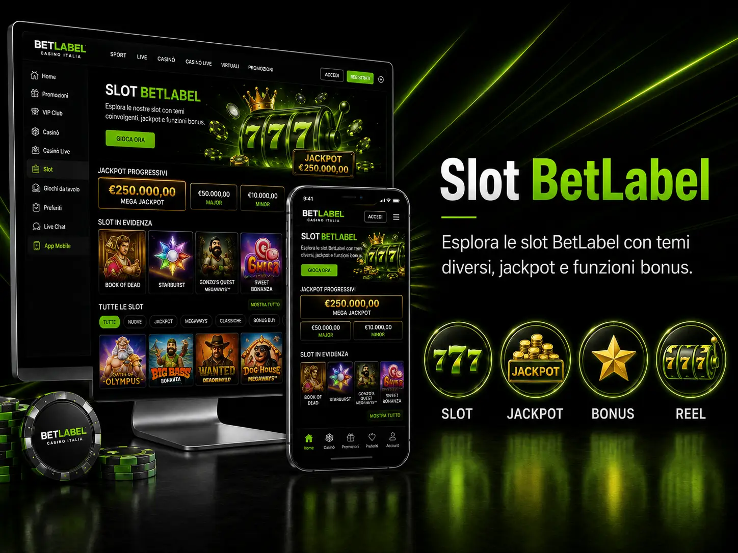 Slot BetLabel